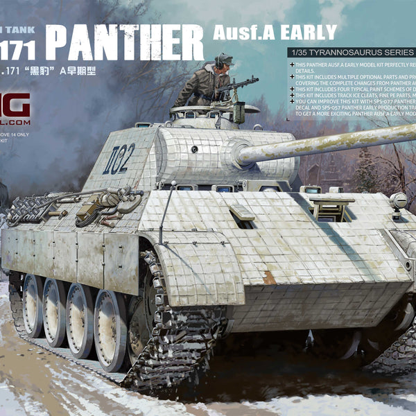 Meng: 1/35 Sd.Kfz.171 Panther Ausf.A Early, German Medium Tank