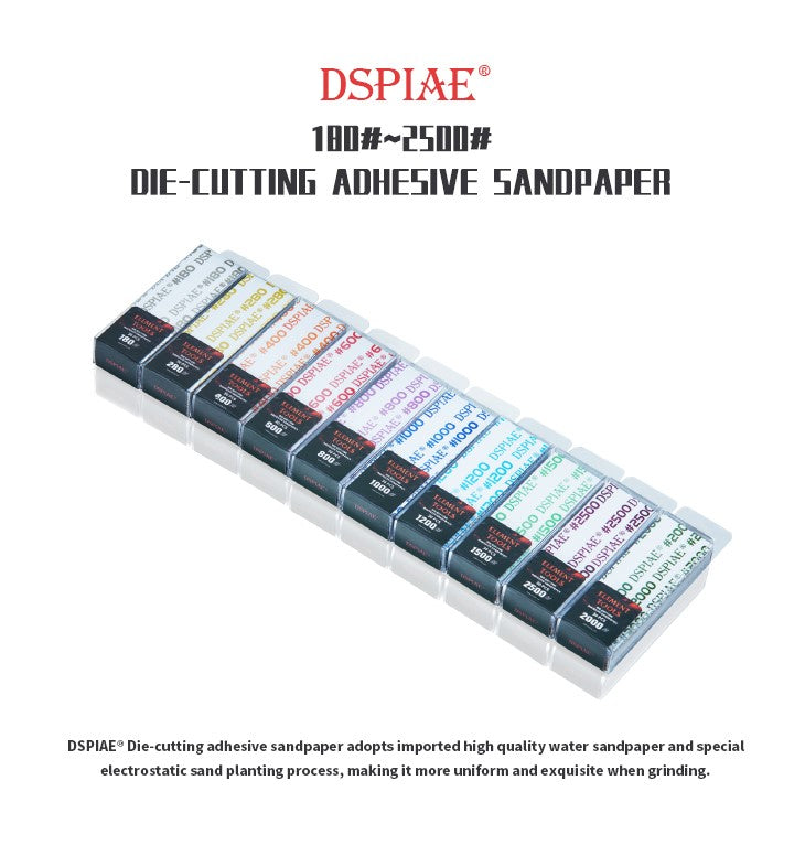 DSPIAE: WSP Series Die-Cut Adhesive Sandpaper