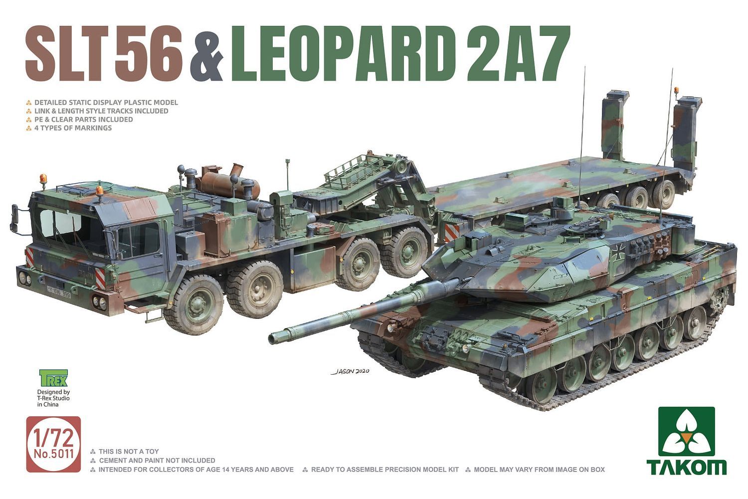 Takom: 1/72 SLT56 & Leopard 2A7