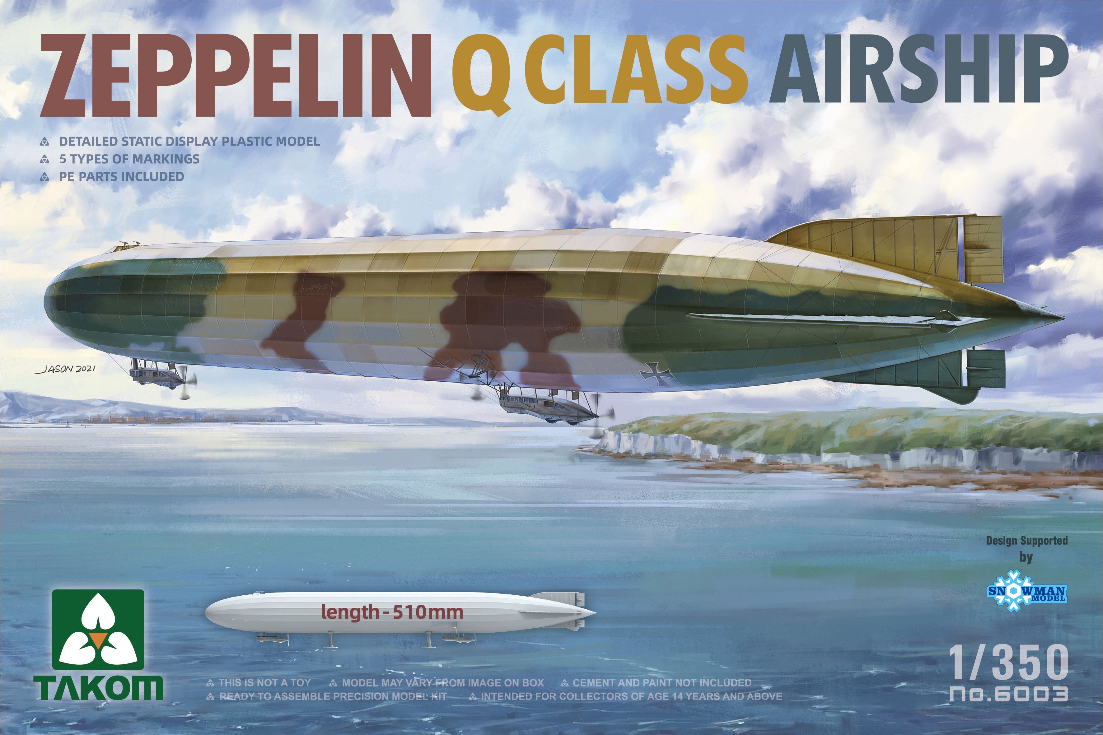 Takom: 1/350 Zeppelin Q Class Airship