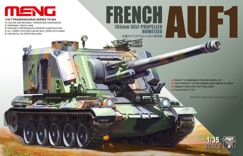 Meng: 1/35 French Auf1 155mm Self Propelled Howitzer