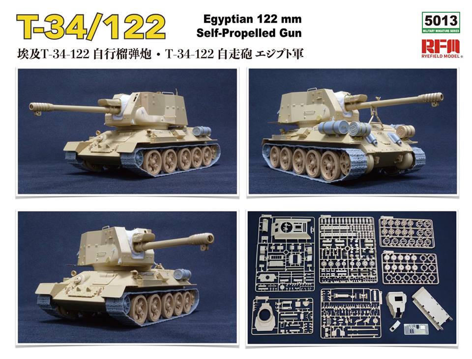 RFM: 1/35 T34/122 Egyptian 122 mm Self Propelled Gun