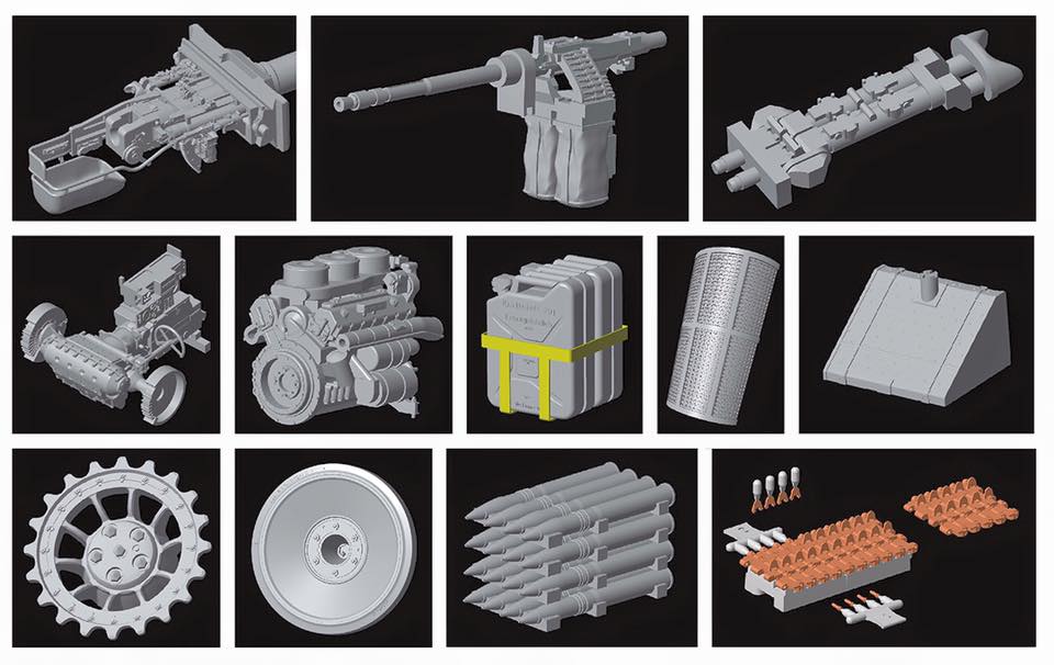 RFM: 1/35 Tiger I Early Production Eastern Front 1943, Full interior