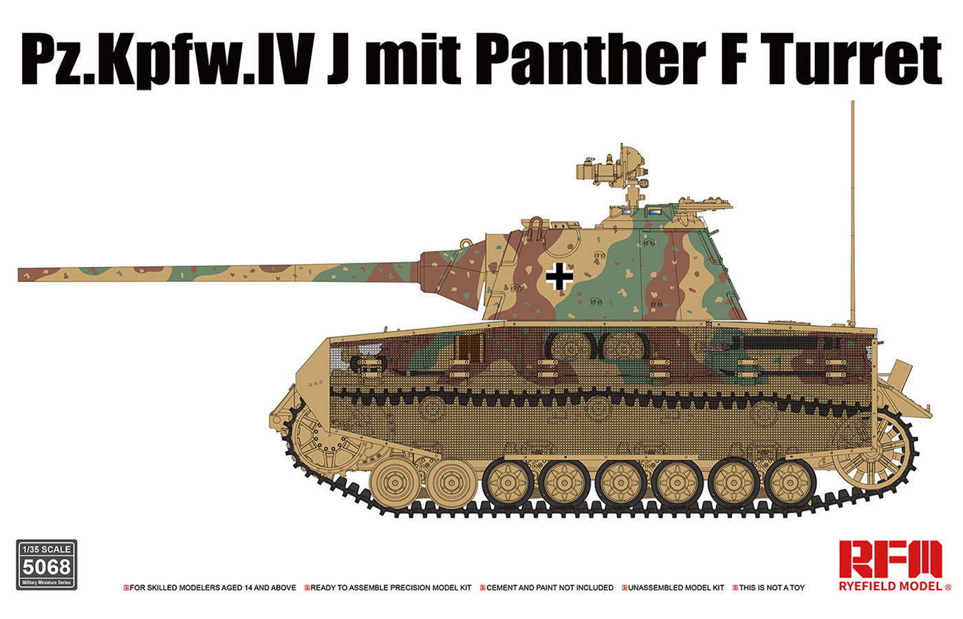 RFM: 1/35 Pz.Kpfw.IV J mit Panther F Turret