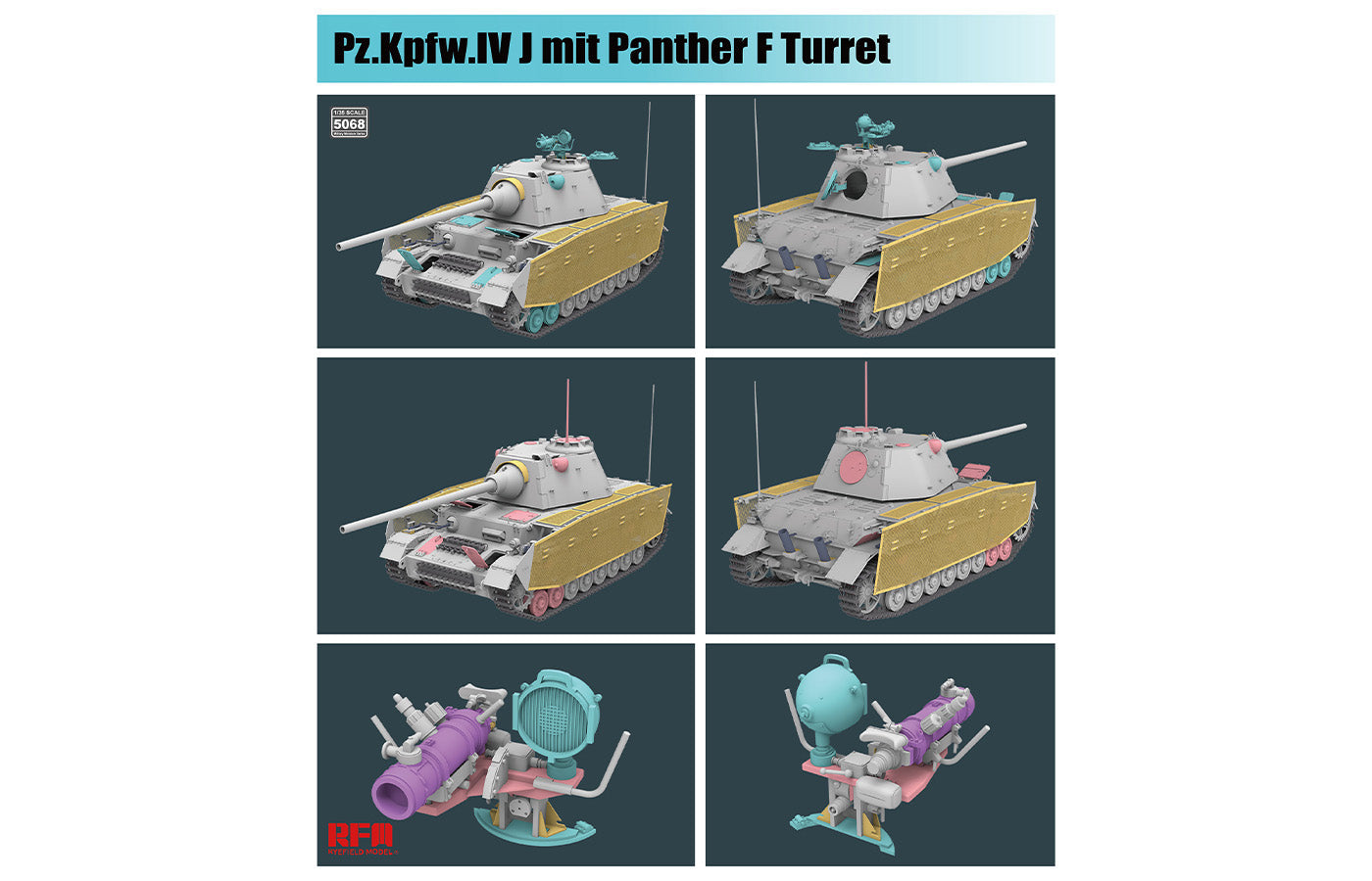 RFM: 1/35 Pz.Kpfw.IV J mit Panther F Turret