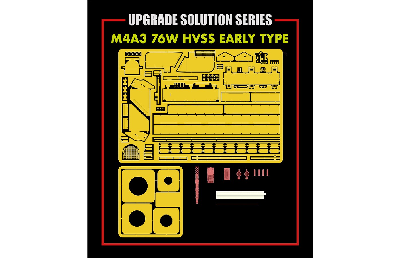 RFM: 1/35 M4A3 76W HVSS Early Type UPGRADE SOLUTION