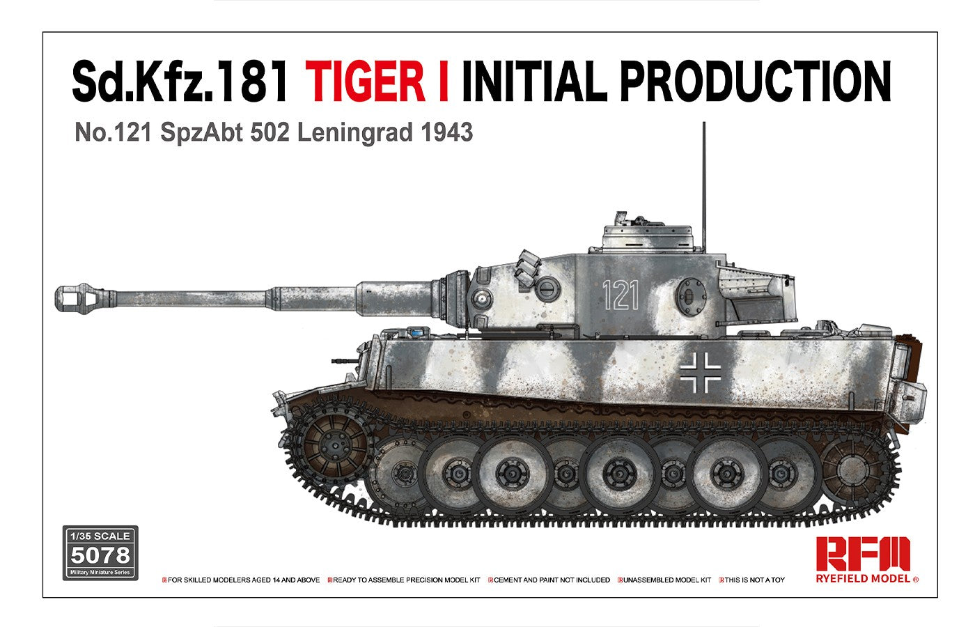 RFM: 1/35 Sd.Kfz.181 Tiger I Initial Prod. Leningrad 1943