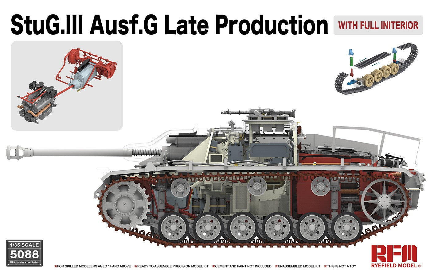 RFM: 1/35 StuG.III Ausf.G Late Production, Full Interior