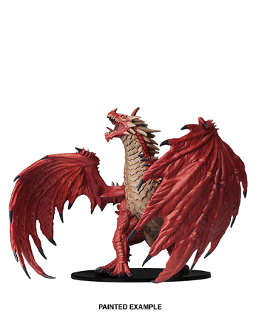 Pathfinder Deep Cuts Unpainted Miniatures: Gargantuan Red Dragon