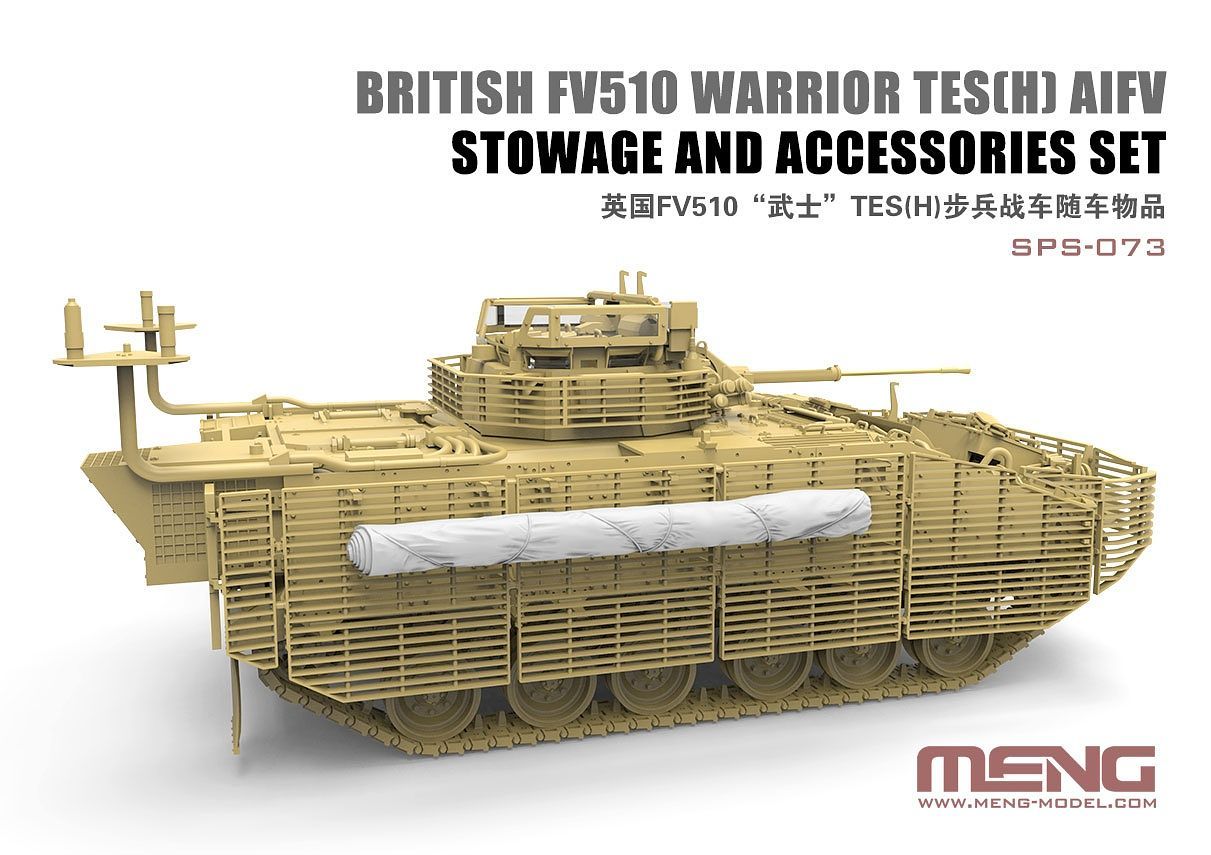 Meng: 1/35 British FV510 Warrior TES(H) AIFV Stowage And Accessories Set (RESIN)