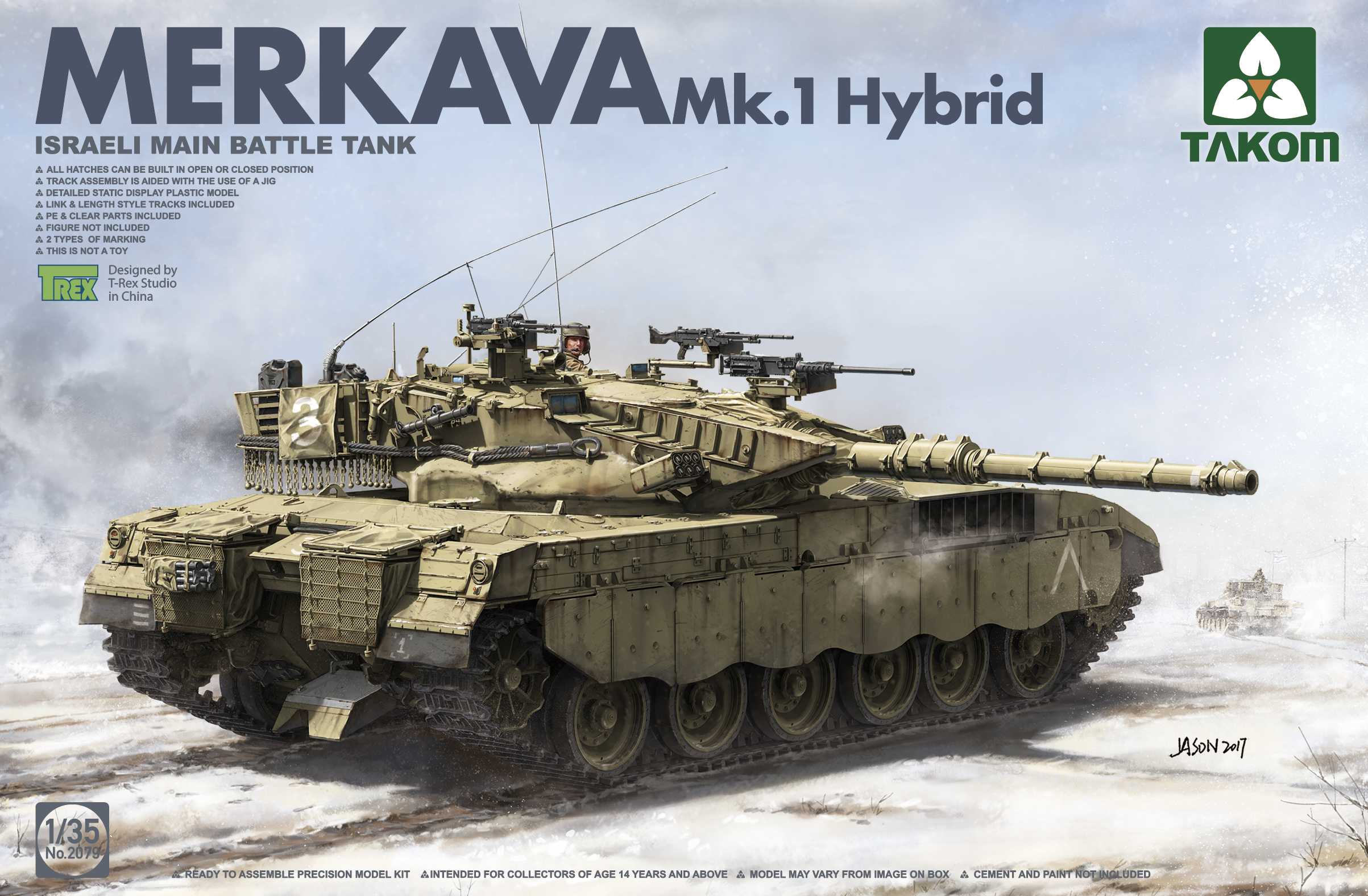 Takom: 1/35 Merkava MK.1 Hybrid Israeli Main Battle Tank