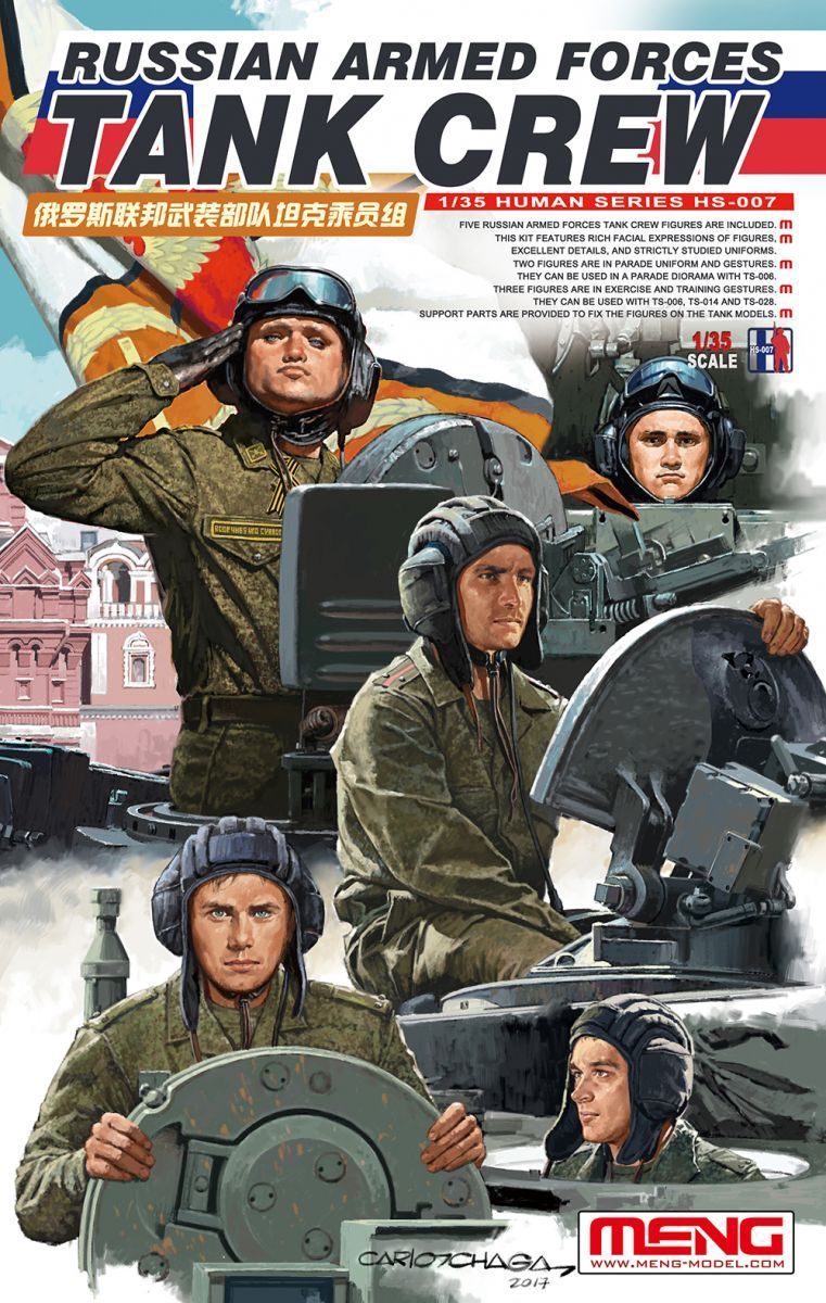 Meng: 1/35 Russian Armed Forced Tank Crew