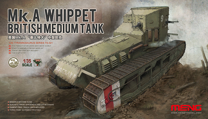 Meng: 1/35 Mk.A Whippet British Medium Tank