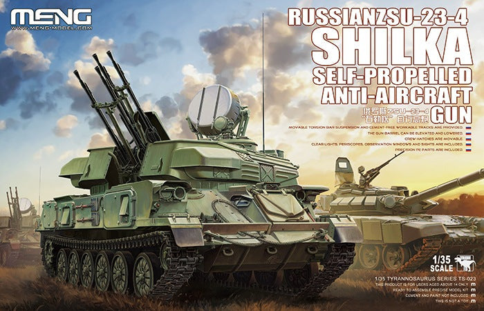 Meng: 1/35 Russian ZSU-23-4 Shilka Self Propelled Anti Aircraft Gun