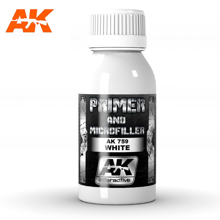 AK: Primers & Microfillers (Black, Gray, White)