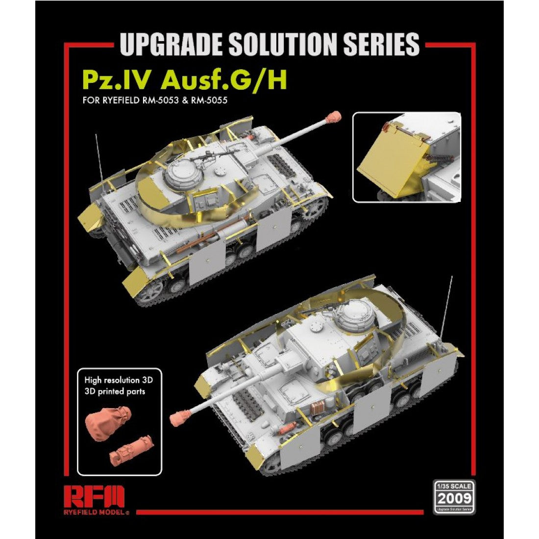 RFM: 1/35 Pz.Kpfw.IV Ausf.G/H Upgrade for RFM 5046/5053/5055