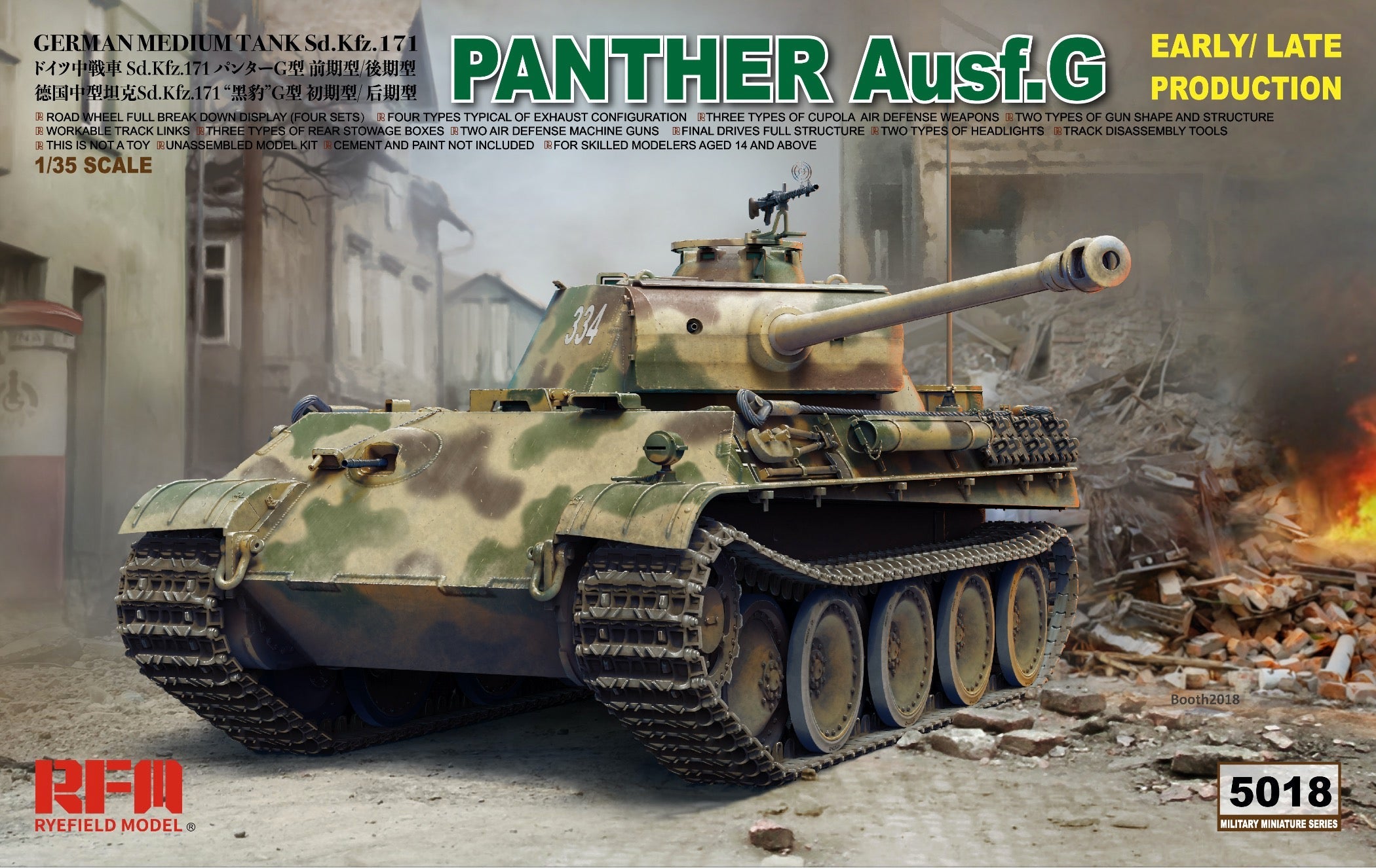 RFM: 1/35 Panther Ausf.G Early/Late Production