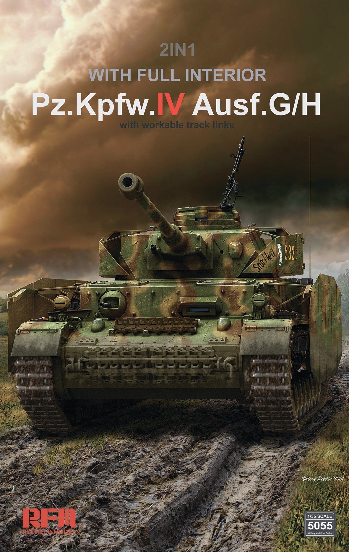 RFM: 1/35 Pz.Kpfw.IV Ausf.G/H 2 in 1 w/Full Interior