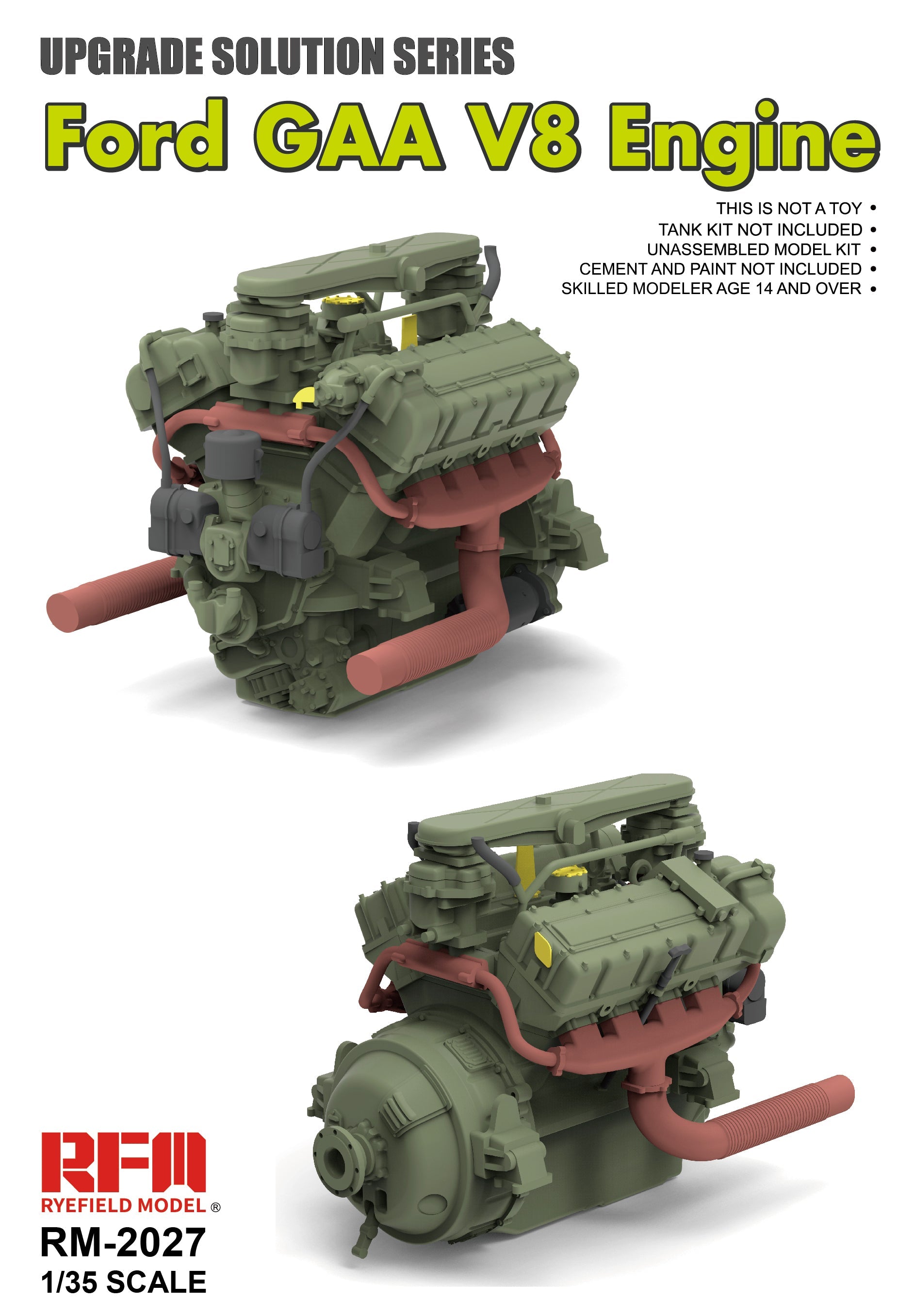 RFM: 1/35 Ford GAA V8 Engine