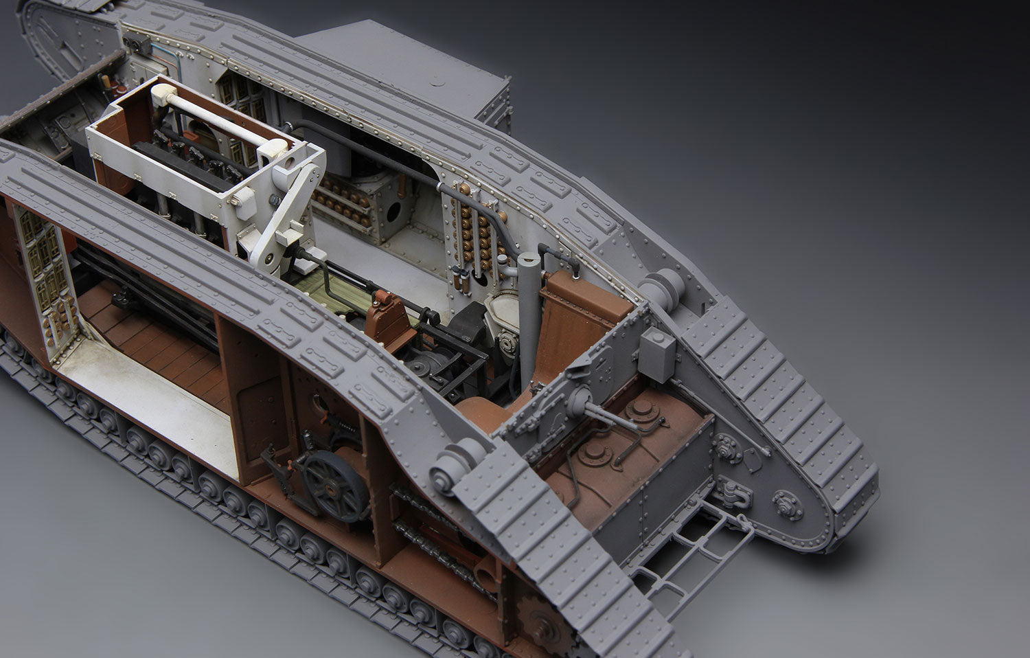 Meng: 1/35 British Heavy Tank MK.V Male, Full Interior Kit