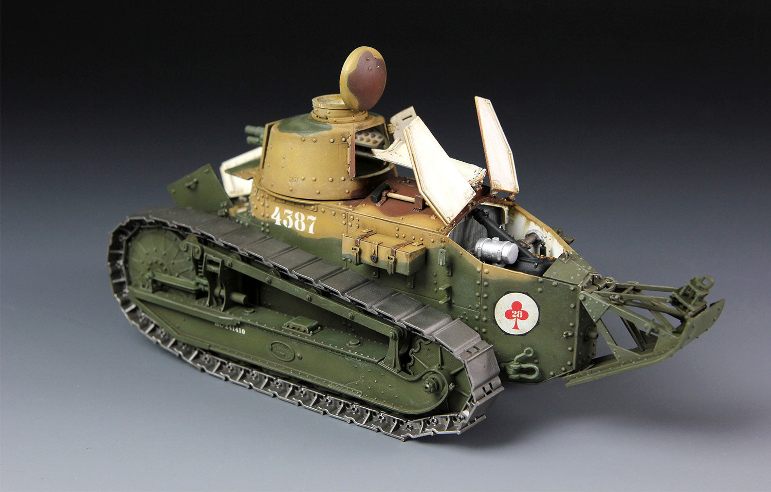 Meng: 1/35 French FT-17 Light Tank (Cast Turret), Full Interior