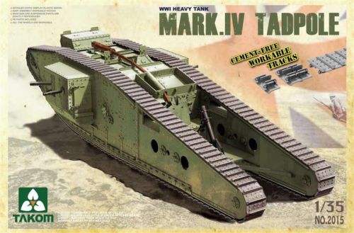 Takom: 1/35 WWI Heavy Battle Tank Mark.IV Tadpole