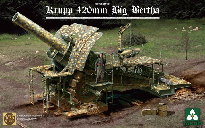 Takom: 1/35 Krupp 420 mm Big Bertha