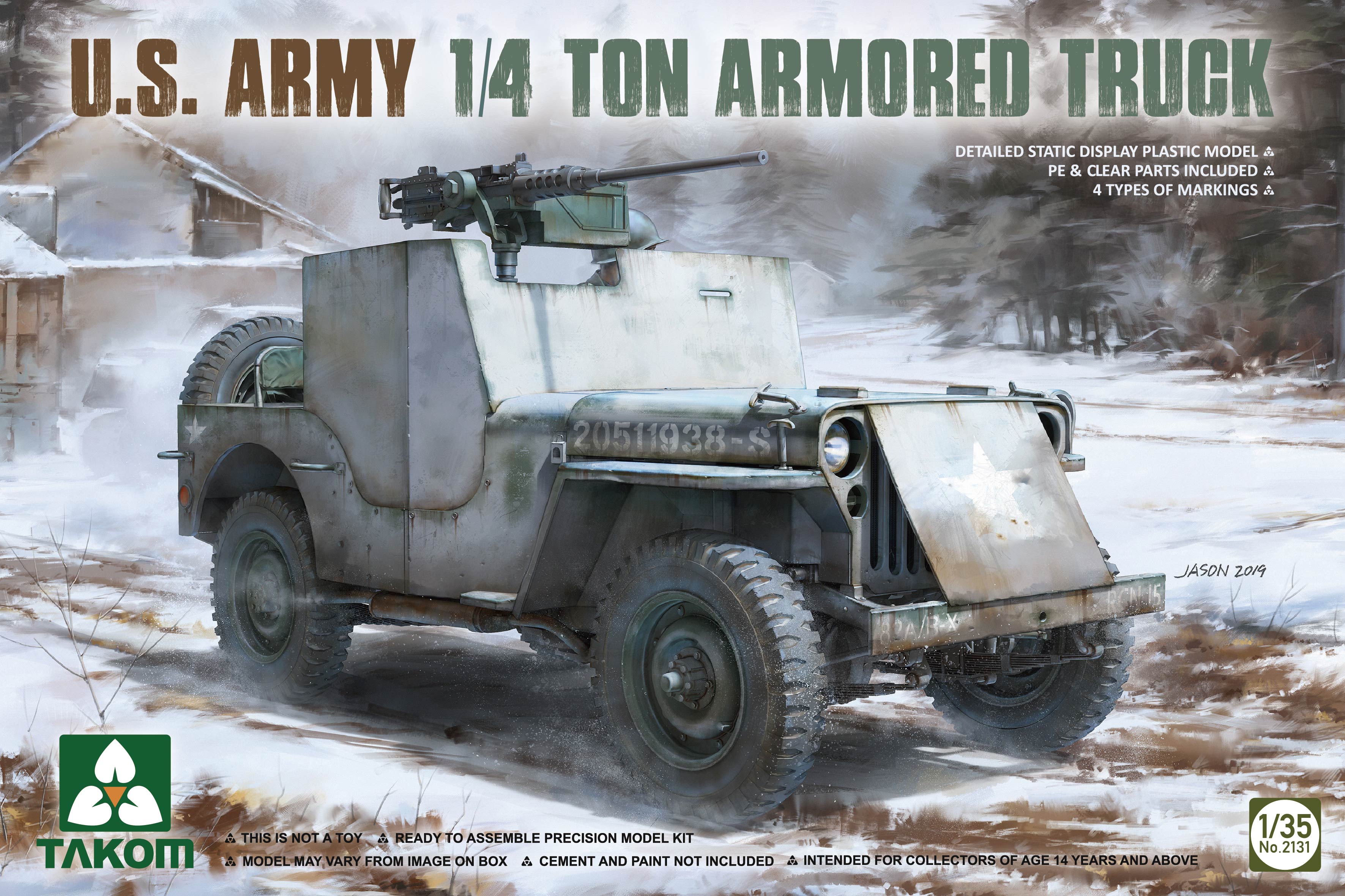 Takom: 1/35 US Army 1/4 Ton Armored Truck