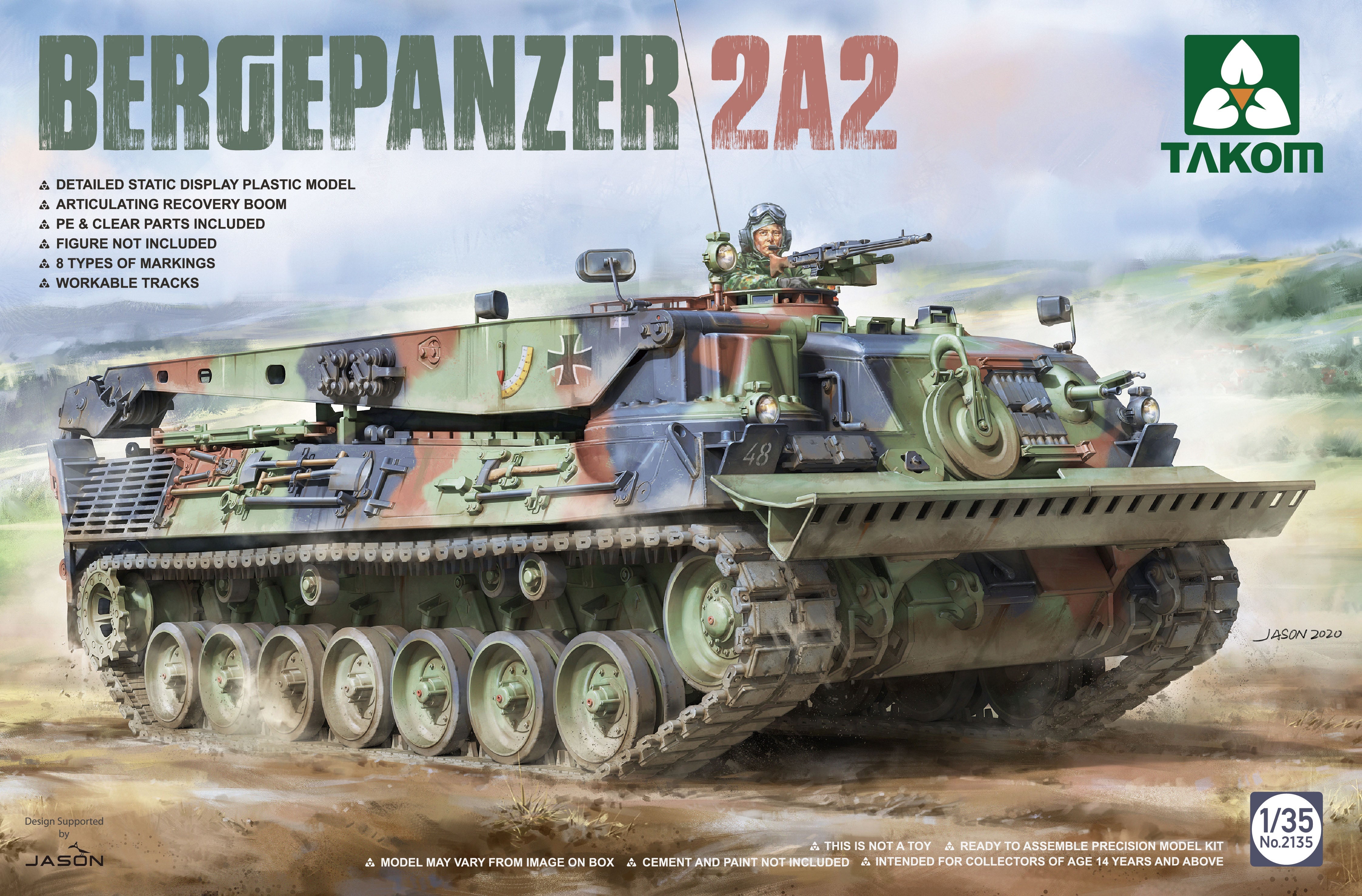 Takom: 1/35 Bergepanzer 2A2