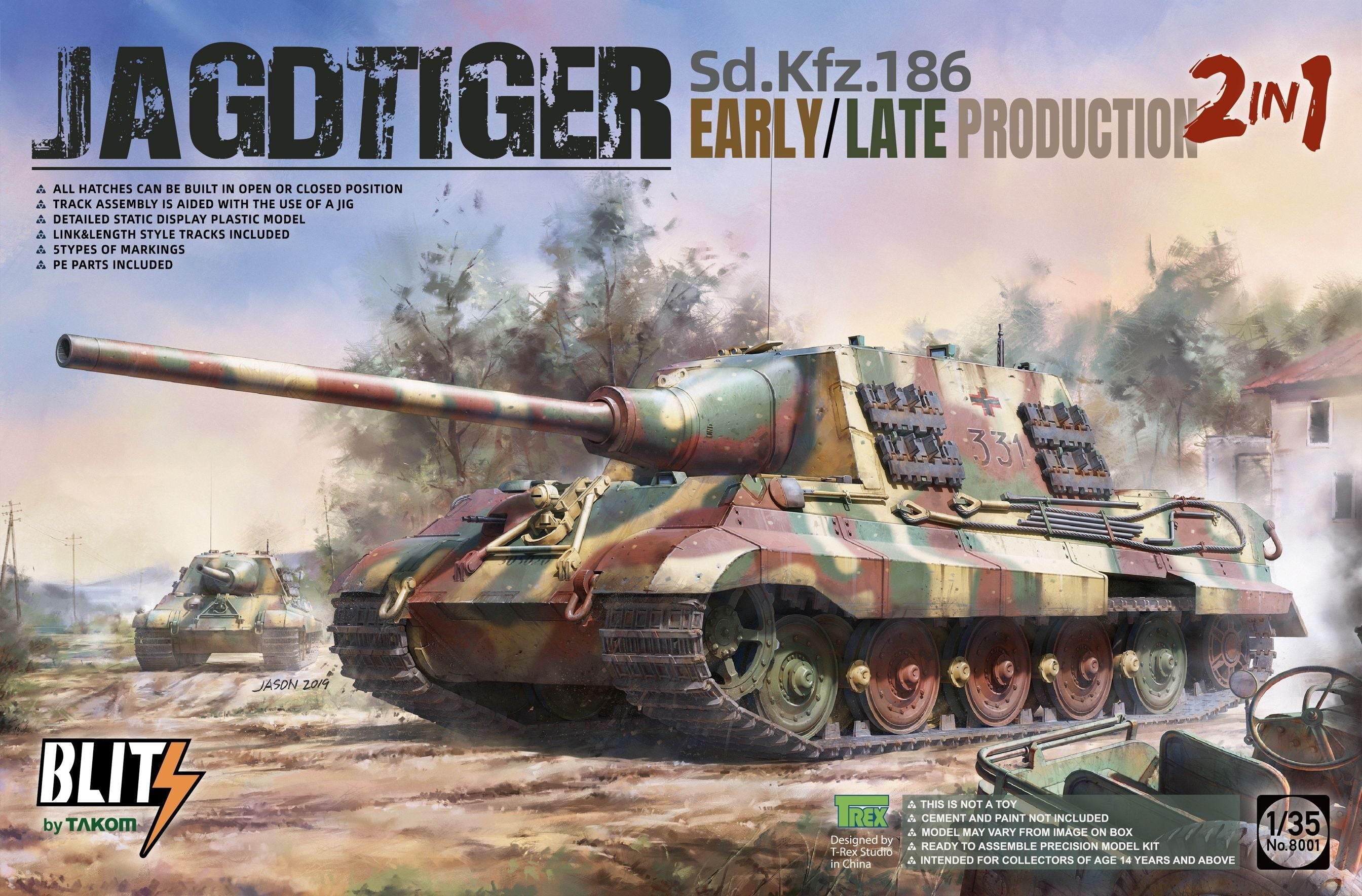 Takom: 1/35 Jagdtiger Early/Late Production