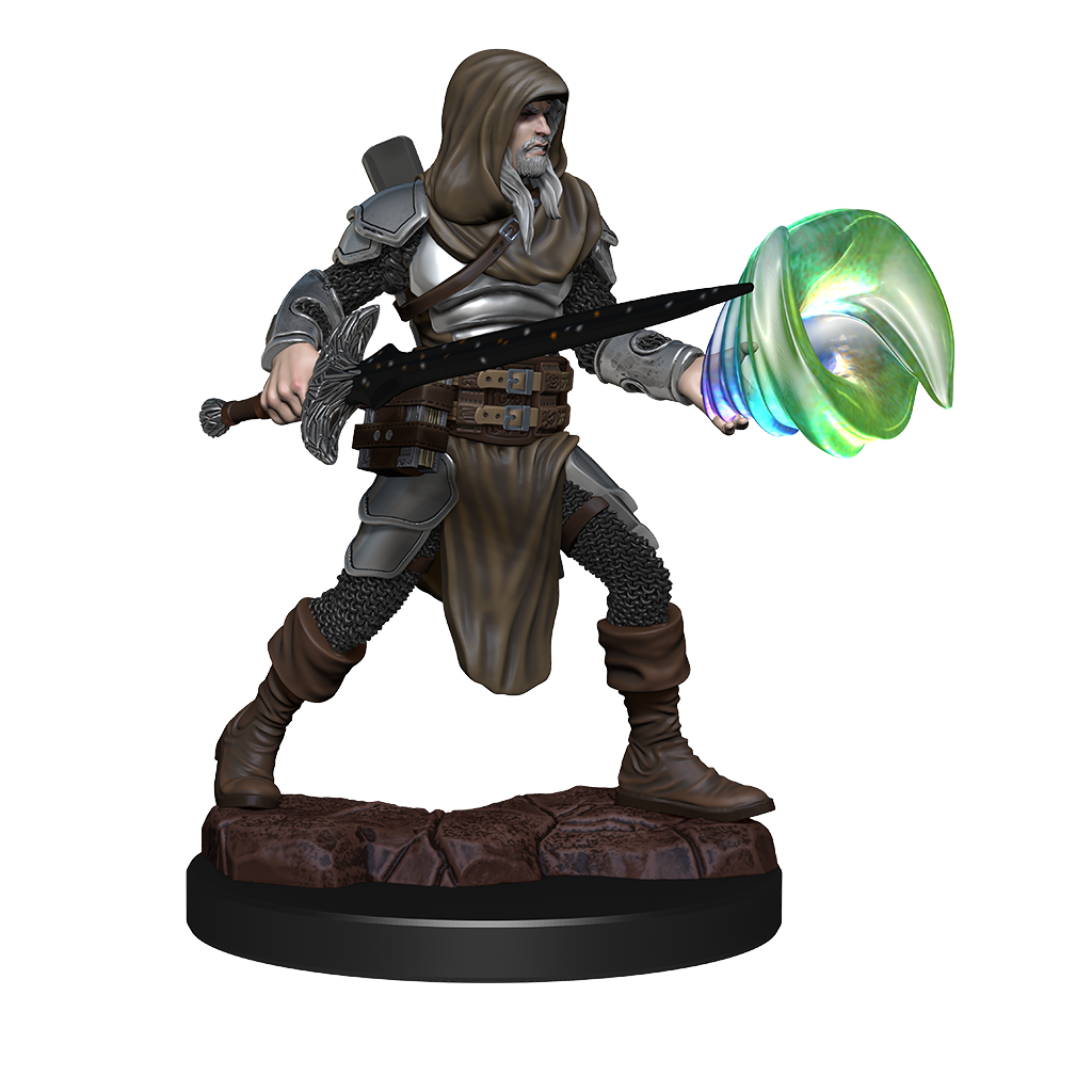 D&D Nolzur's Marvelous Miniatures: Multiclass Fighter + Wizard Male