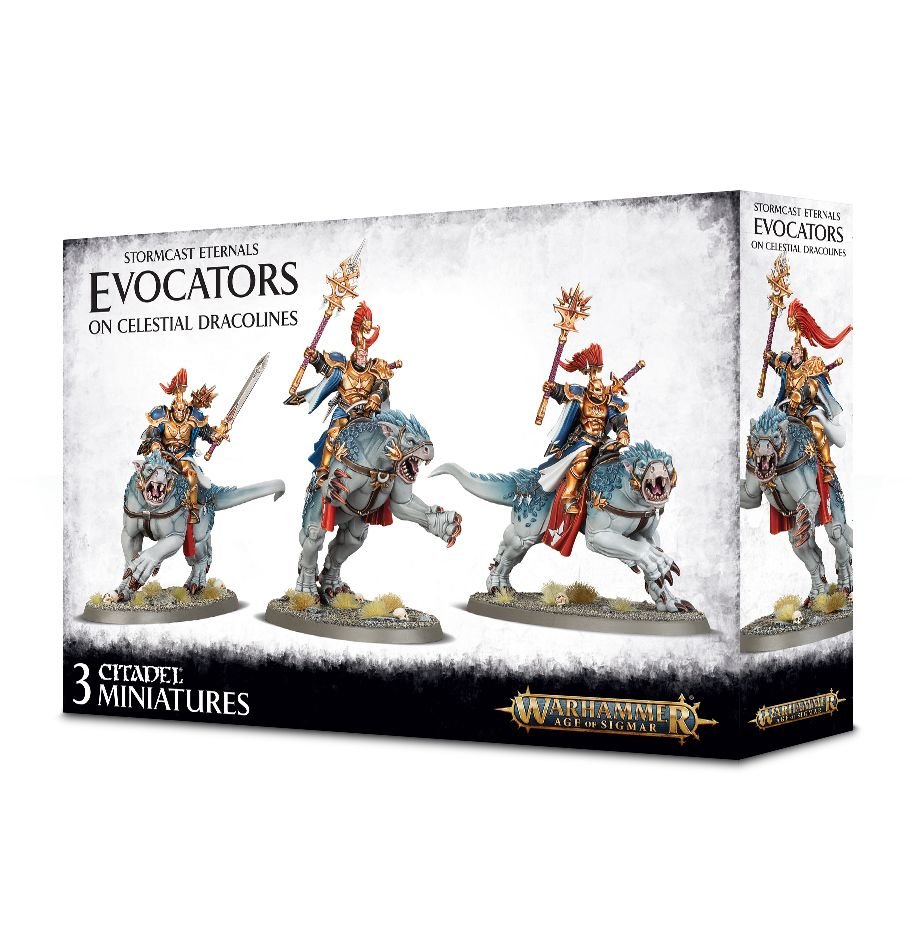 Stormcast Eternals: Evocators on Celestial Dracolines