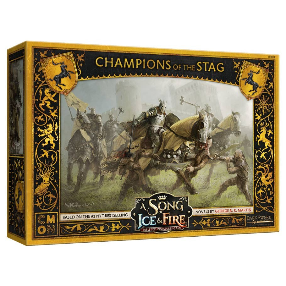 A Song of Ice and Fire - Tabletop Miniatures Game - House Baratheon - Champions of the Stag
