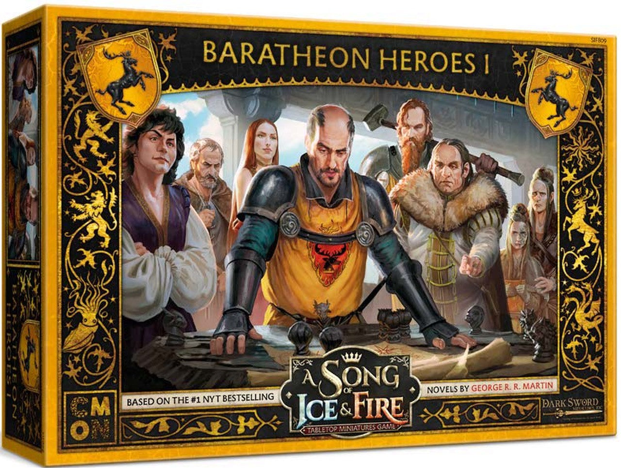 A Song of Ice and Fire - Tabletop Miniatures Game - House Baratheon - Heroes 1