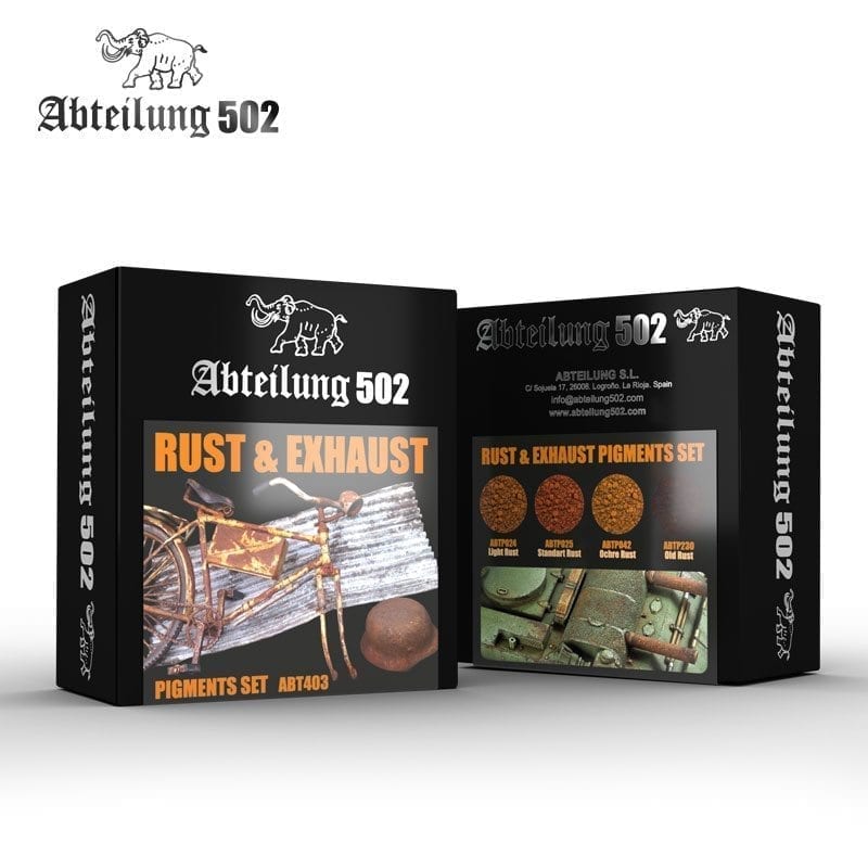 Abteilung 502: Rust & Exhaust Pigments Set