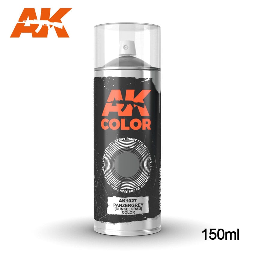 AK1027: Panzergrey Spray Paint (150mL)