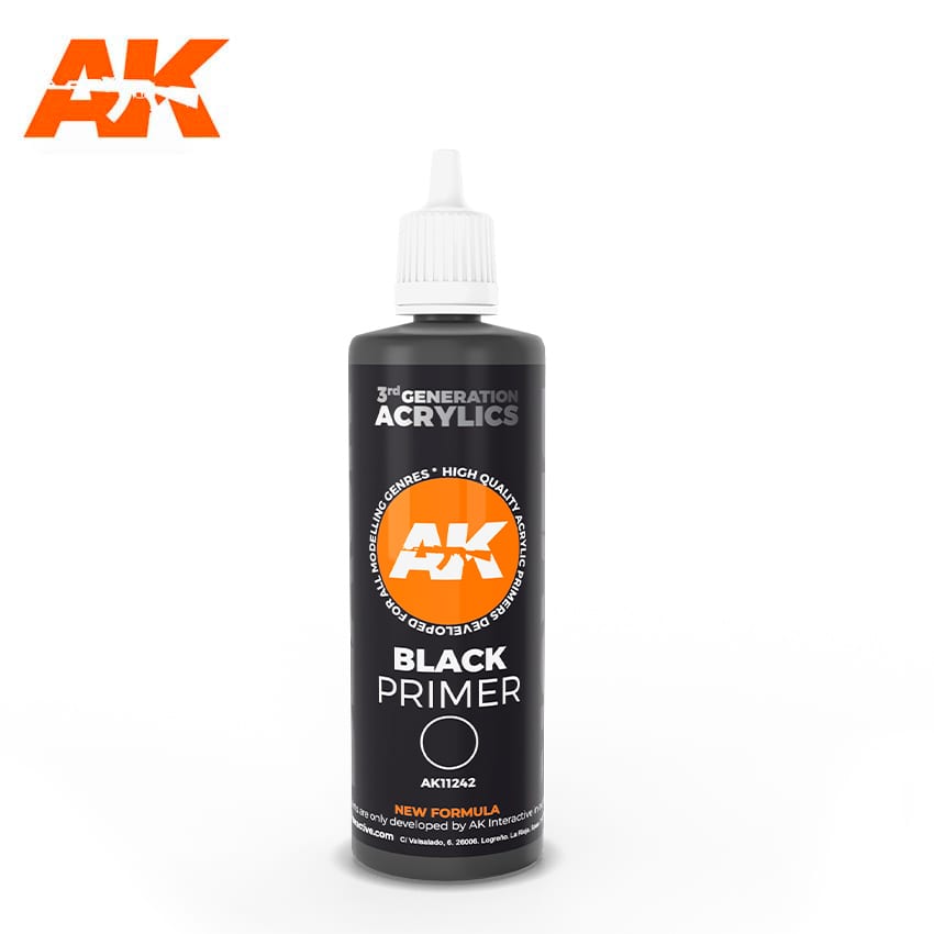 AK11242: 3G Black Primer (100ml)