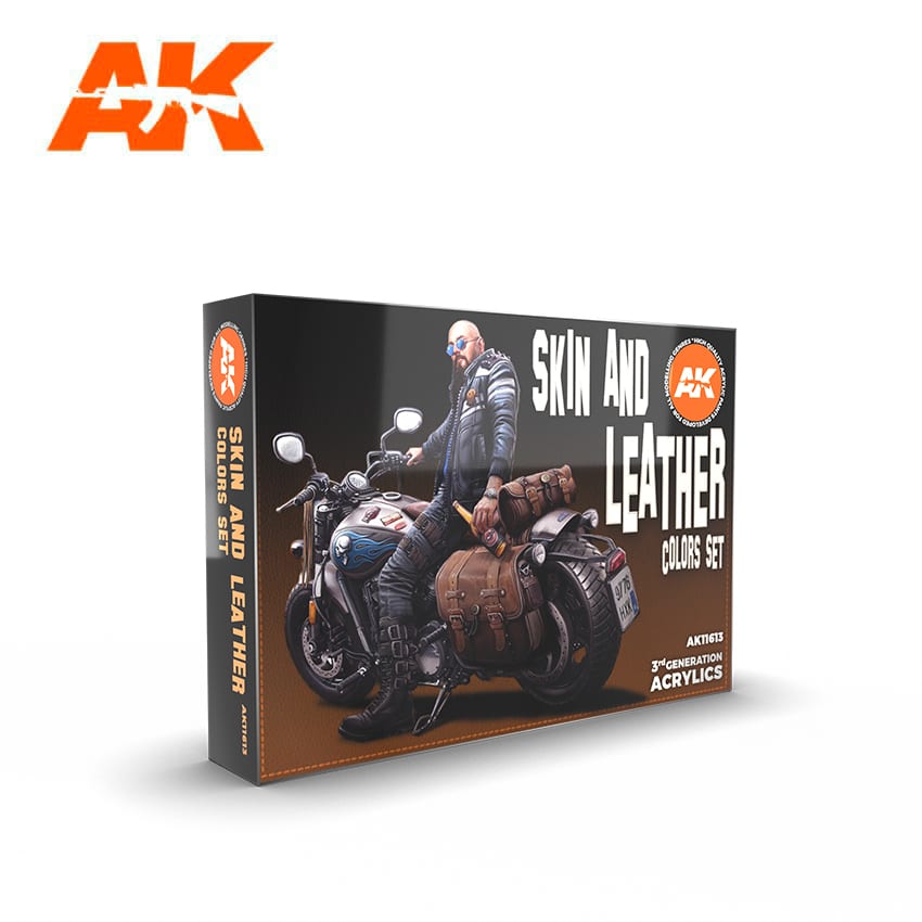 AK11613: Skin and Leather Paint Set