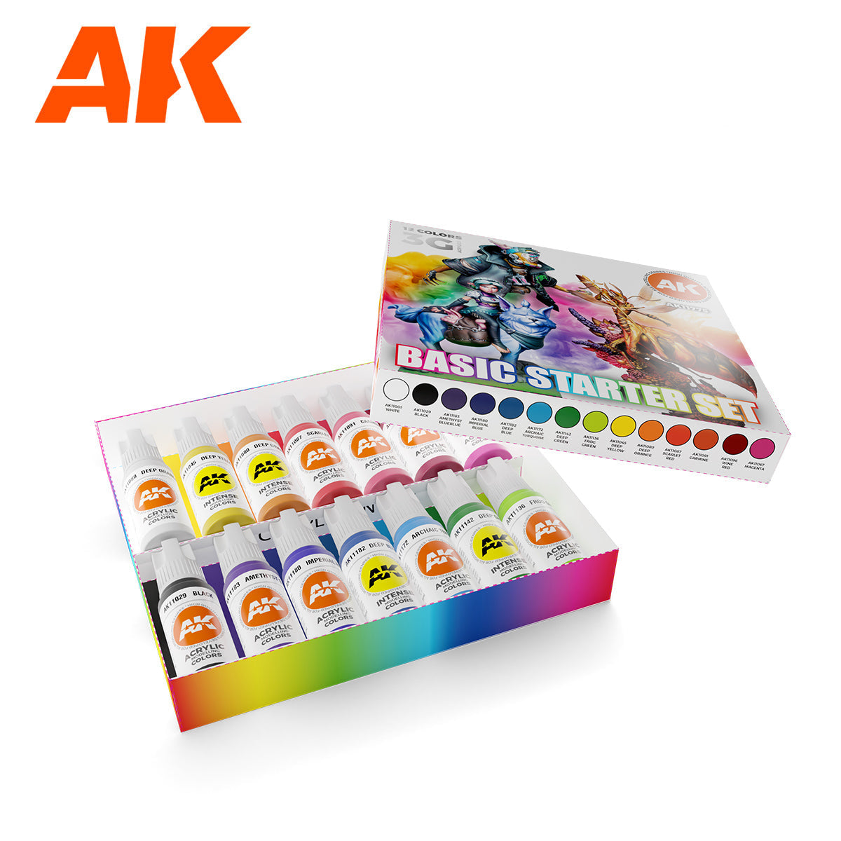 AK11775: 14 Selected Colors Basic Starter Set