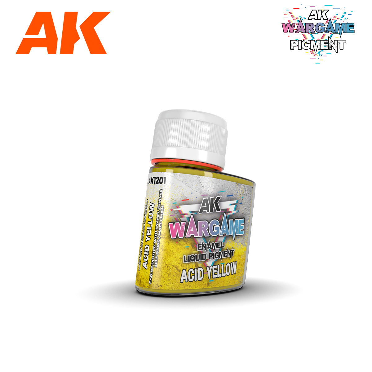AK1201: Acid Yellow Enamel Liquid Pigment