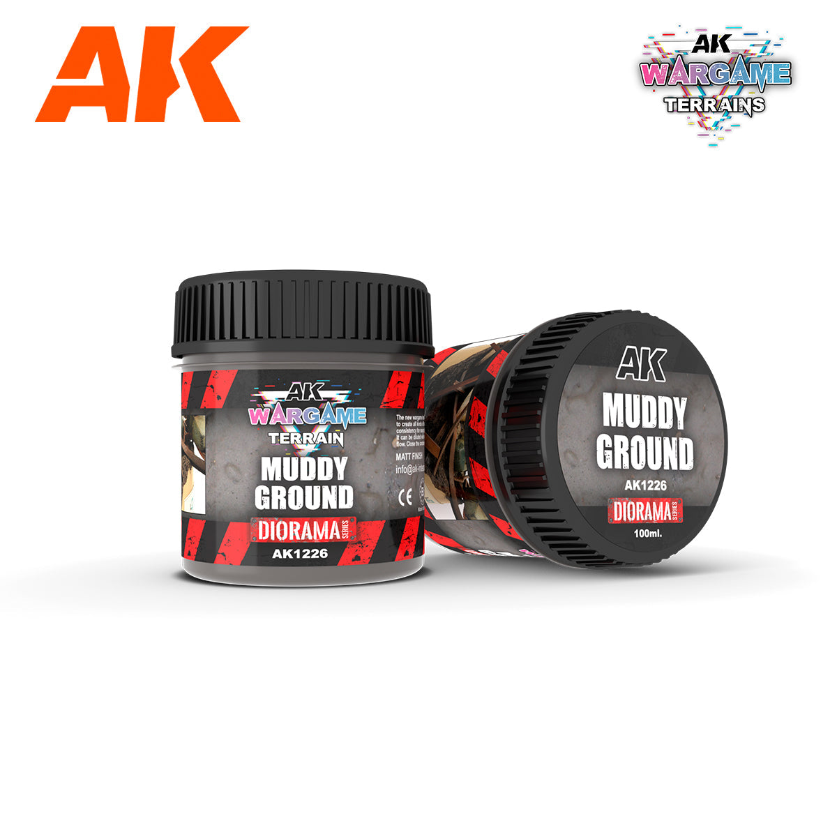 AK1226: Wargame Terrains - Muddy Ground (100mL)