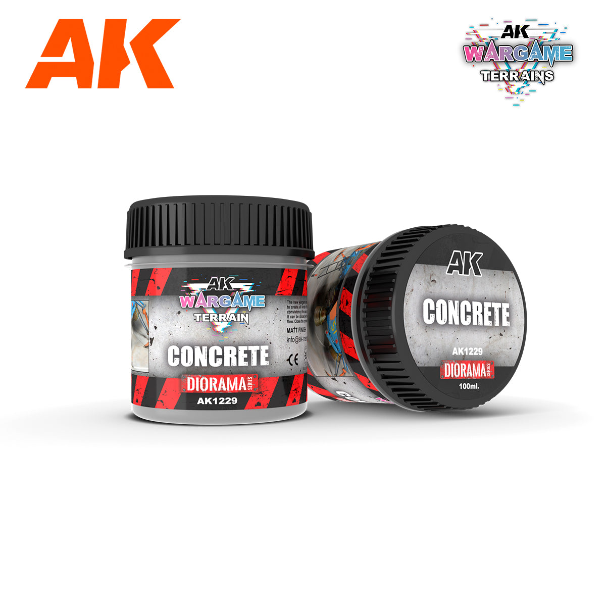 AK1229: Wargame Terrains - Concrete (100mL)