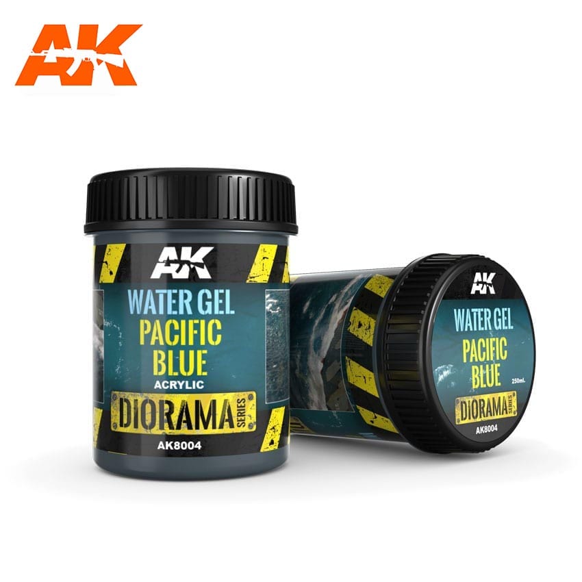 AK8004: Diorama - Water Gel Pacific Blue (250mL)