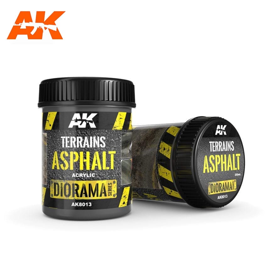 AK8013: Diorama - Terrains Asphalt (250mL)