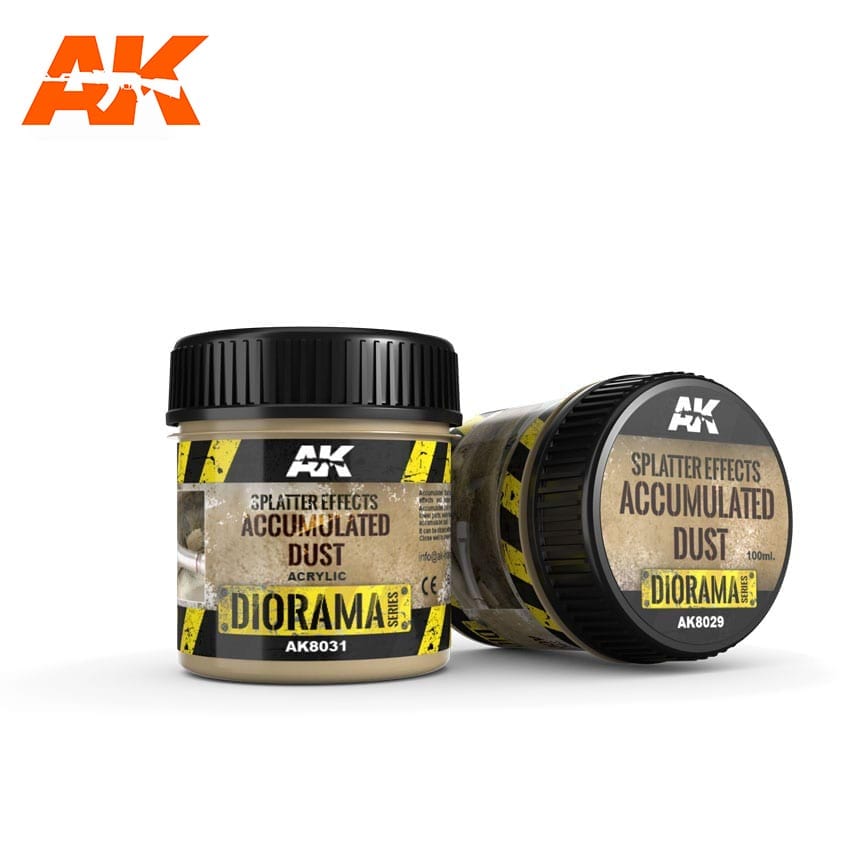 AK8031: Diorama - Splatter Effects Accumulated Dust (100mL)