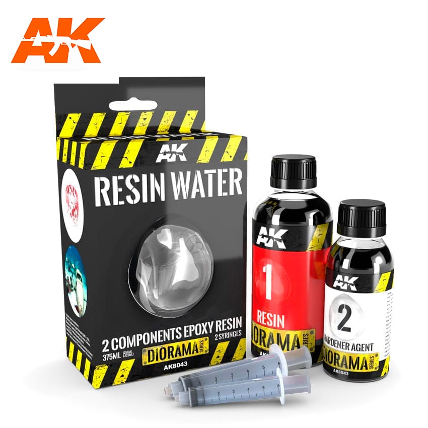 AK8043: Diorama - Resin Water (2 Component Epoxy 375mL)