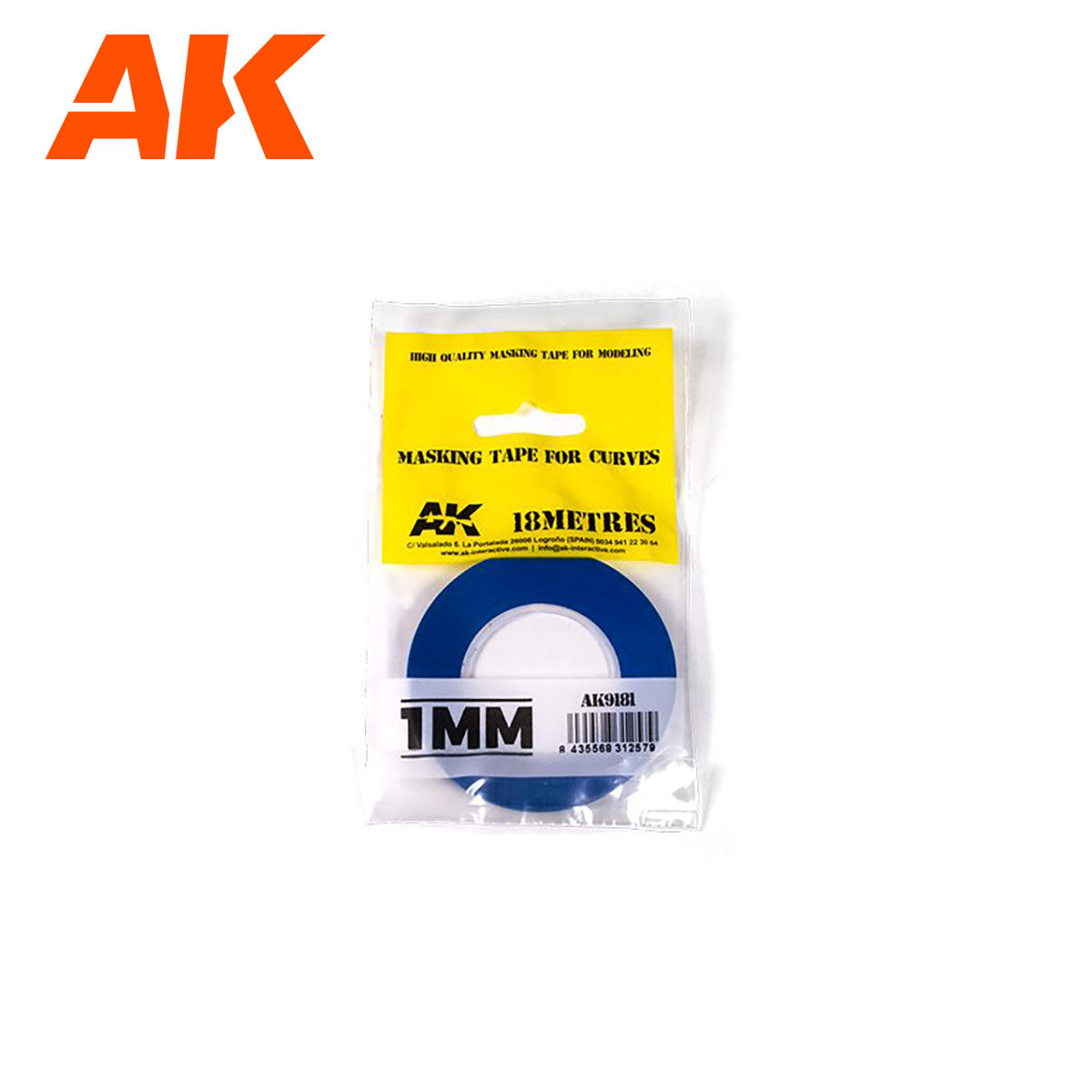 AK: Blue Masking Tape for Curves