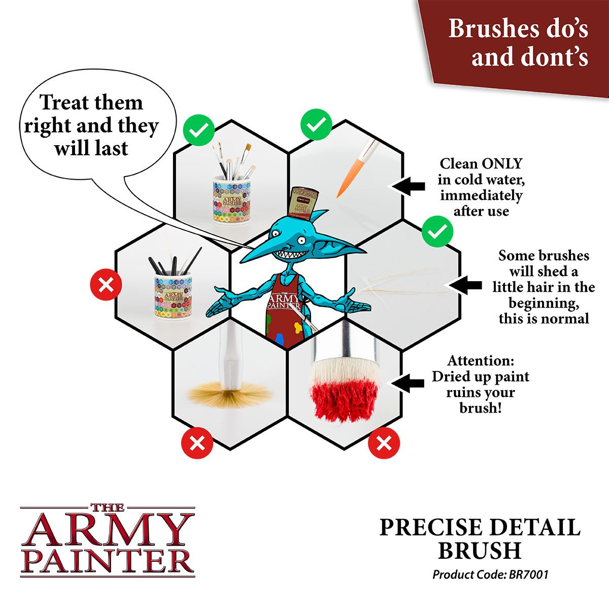 Army Painter Wargamer & Hobby Brushes