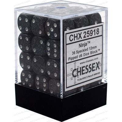 Chessex Dice: Speckled Ninja 36D6