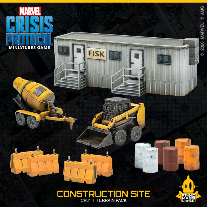 Marvel Crisis Protocol: NYC Construction Site Terrain